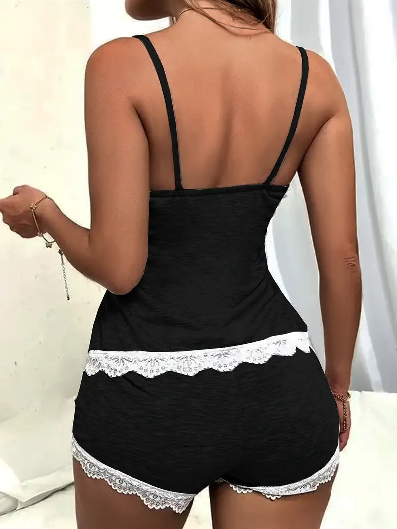 Comfy Sleek Pajama Shorts Set