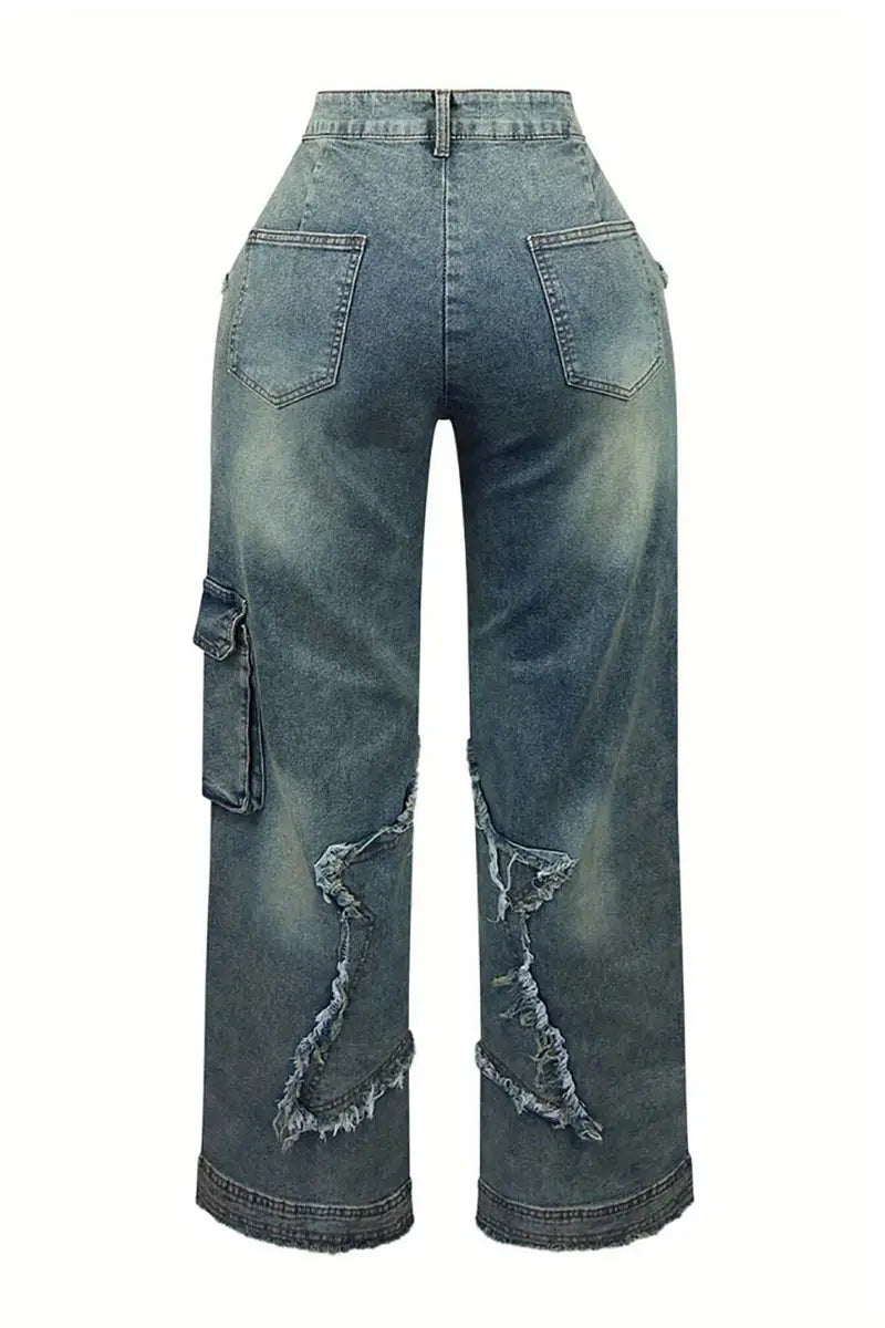 Star Quality High Waist Retro Jeans