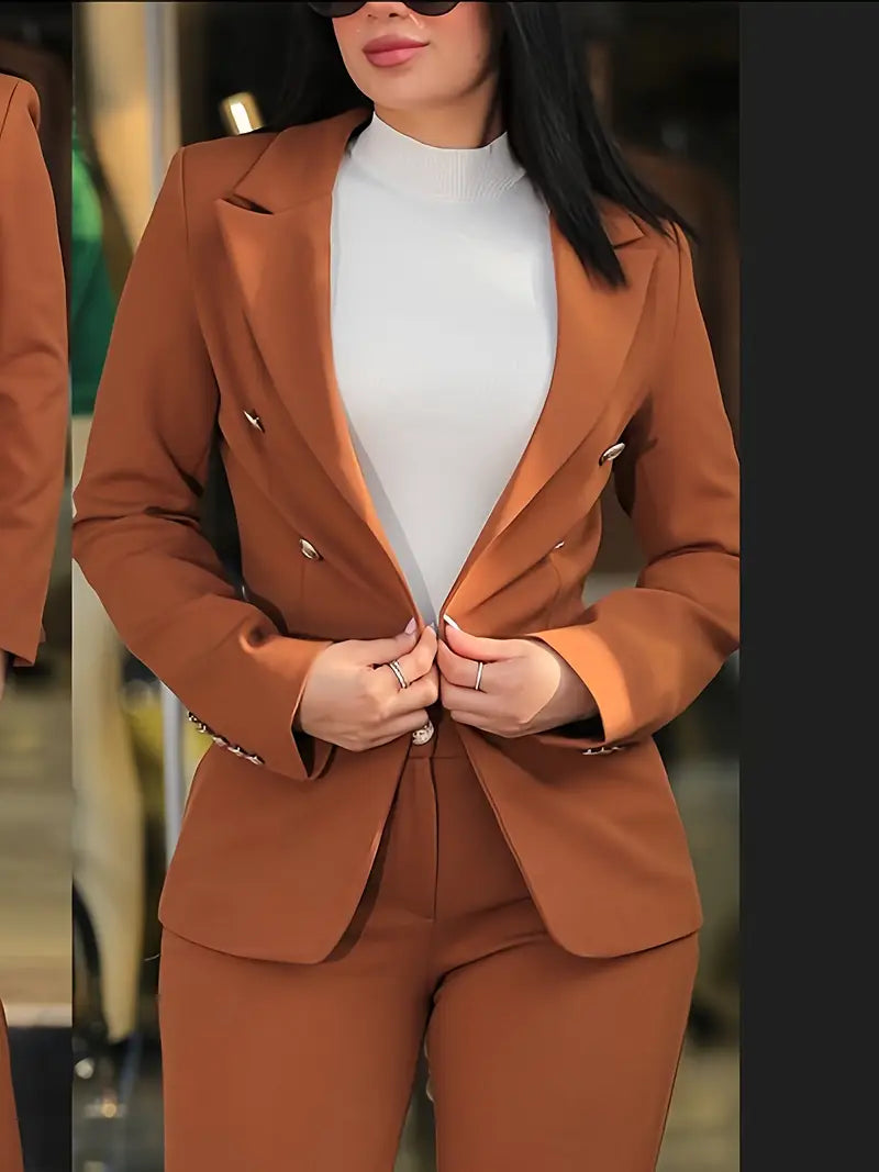 Stylish Sleek Womens Two Piece Business Suit