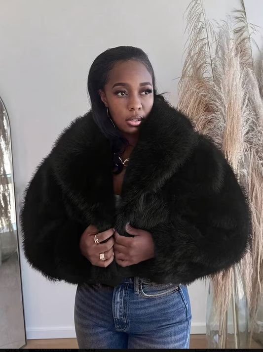 Elegant Luxe Fur Coat