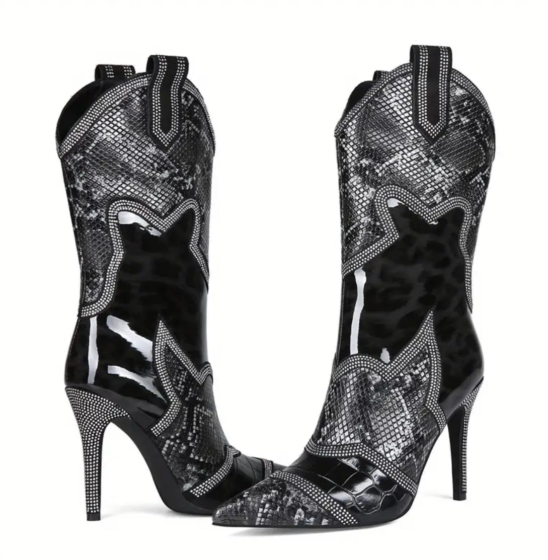 Luxe Limited Edition Leopard Print Boots