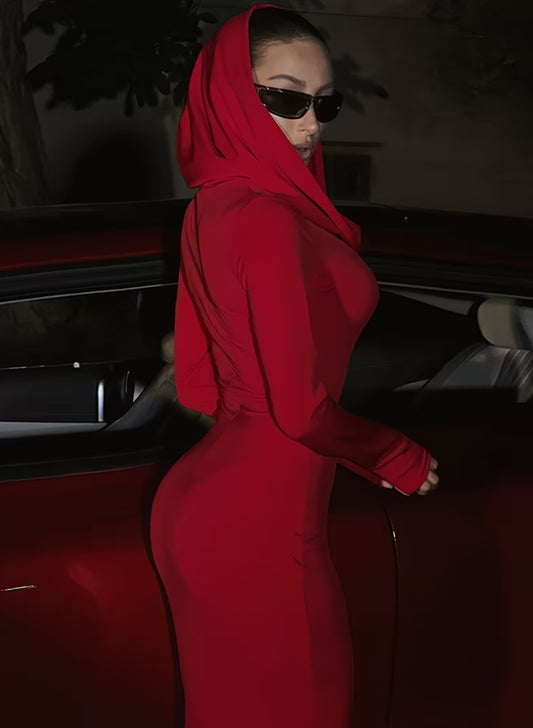 Elegant Long Sleeve Fishtail