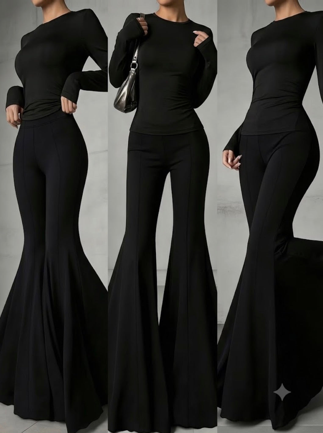 Sleek comfortable Versatile Flared Pants