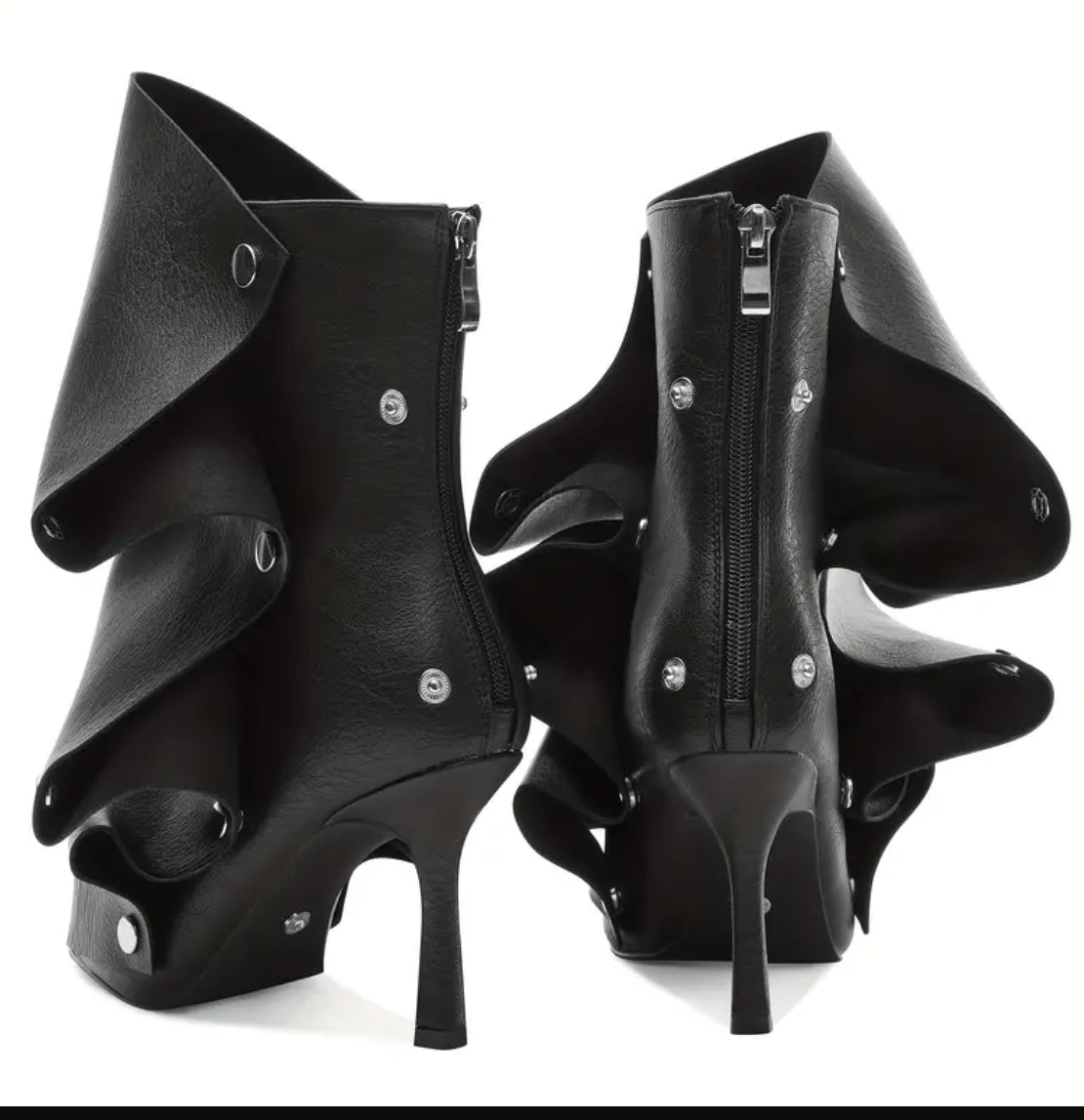Luxe Leather Ankle Snap Boots