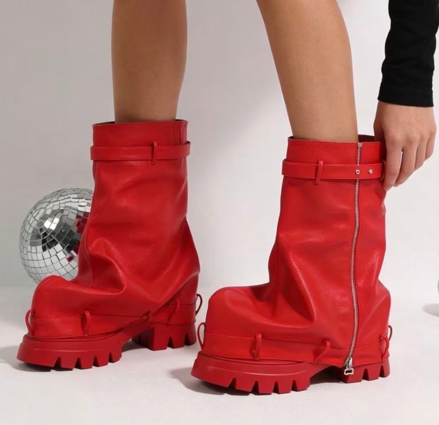 Street Chic Stacked Platform Boots