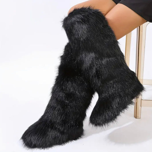 Warm & Comfortable Bear Fur Boots