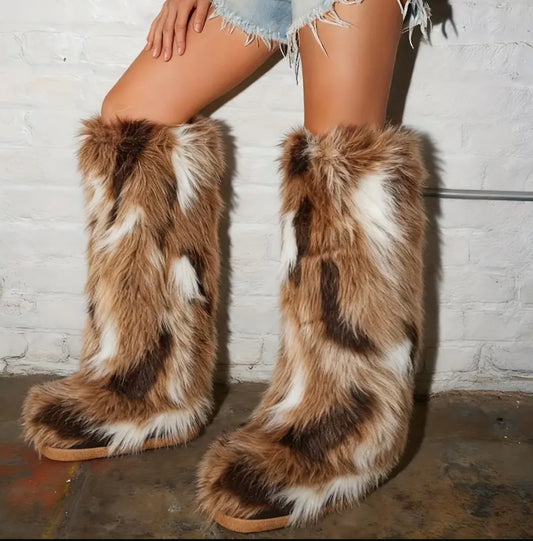 Luxe Fur Monster Boots