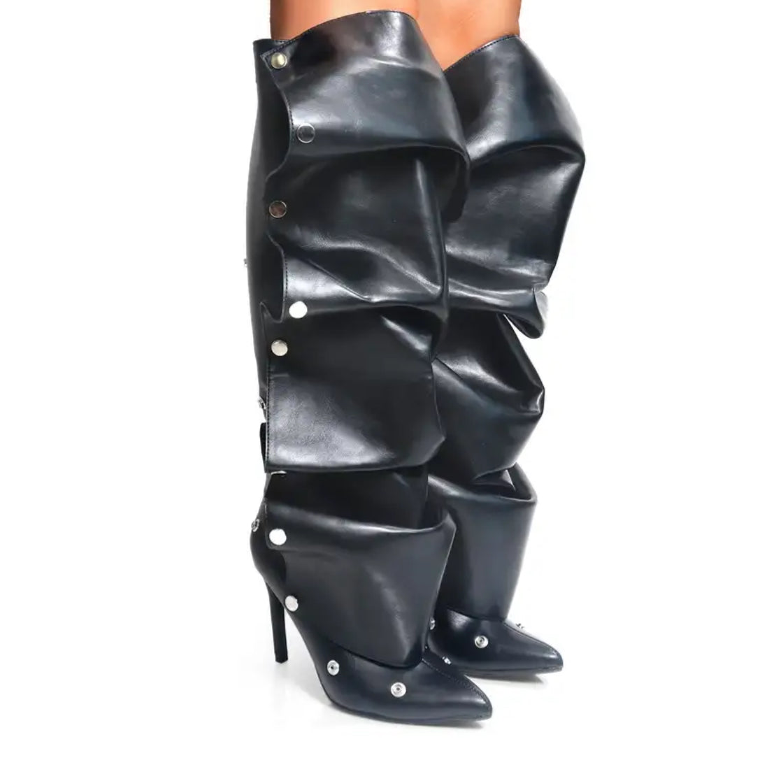 Knee High Exclusive Snap Boots