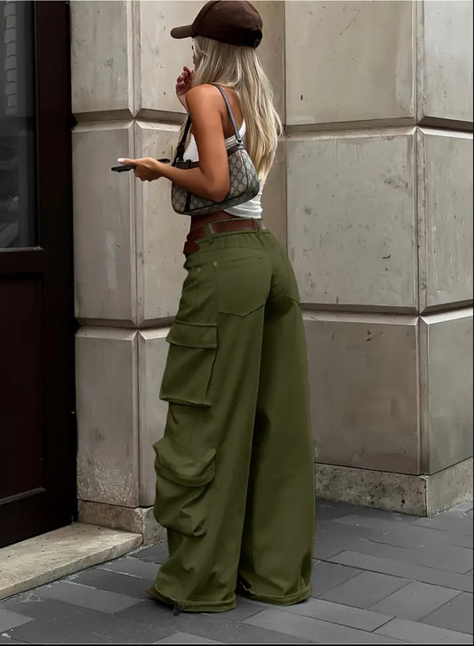 Cargo Wideleg Pants