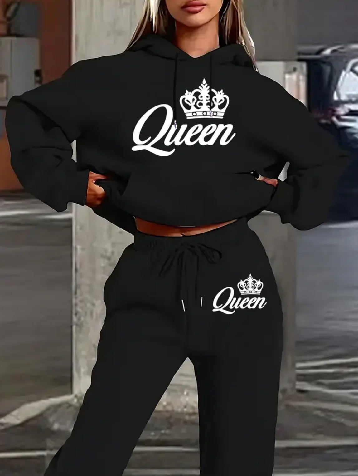 Sleek Queen Jogger Set