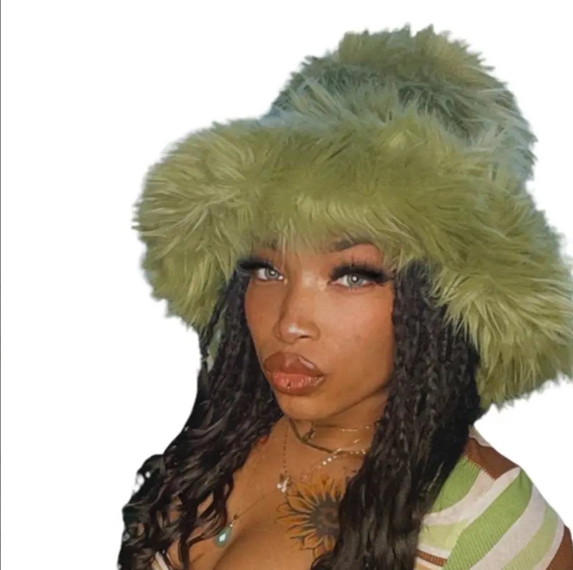 Luxe Chic Fur Bucket Hat