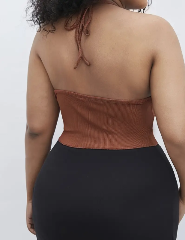 I Am Generous Backless Top