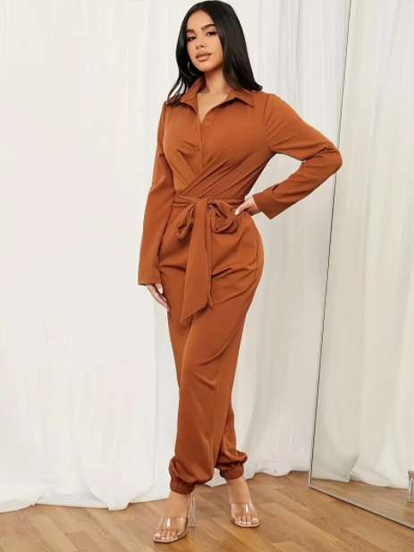 Top Of The Top Silk Luxe Jumpsuit