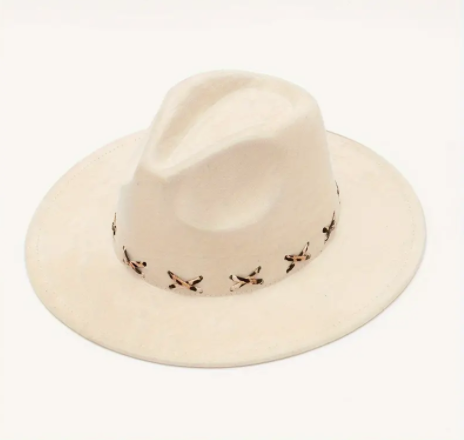 Elegant Cowboy Suede Fedora Hat