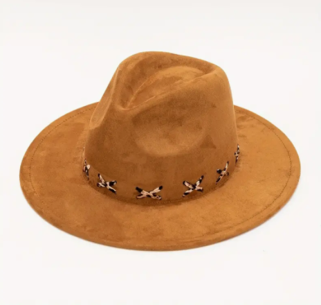 Elegant Cowboy Suede Fedora Hat