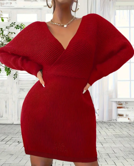 Cozy Allure Warm Knit Dress