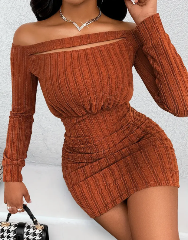 Casual Elegance Chic Cutout Dress