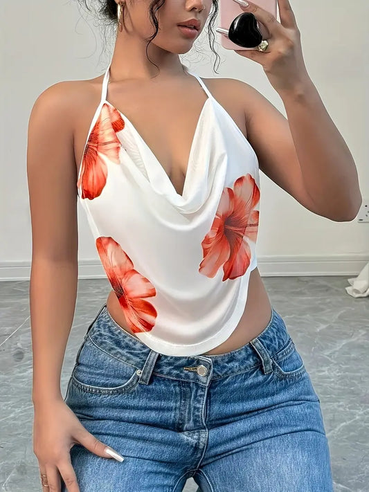 Elegant Halter Top