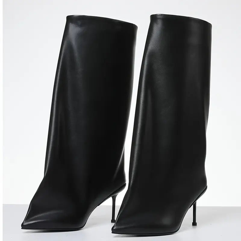 Chic Stiletto Heel Long Boots