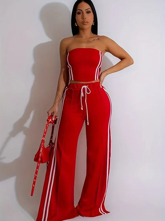Sexy Casual High Fashion Two Piece Set
