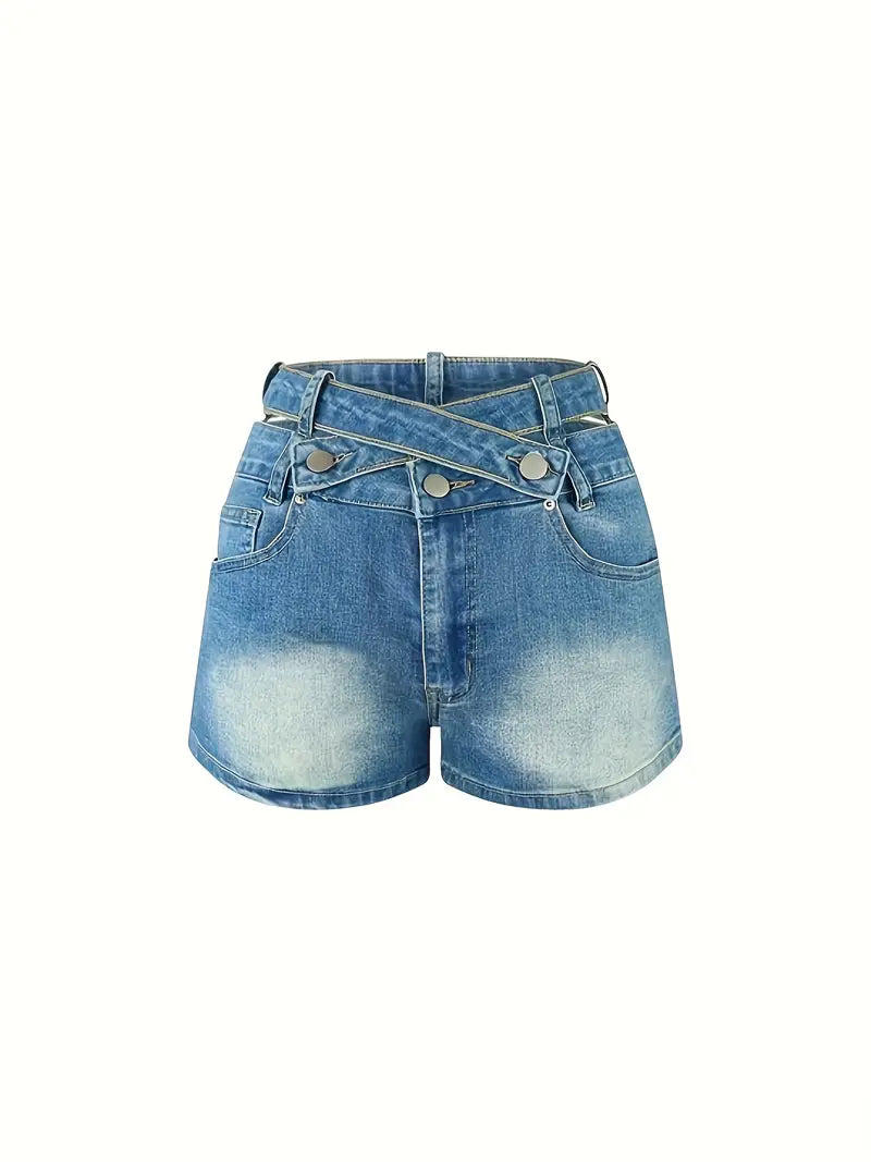 Edgy Crossover Trendy Shorts