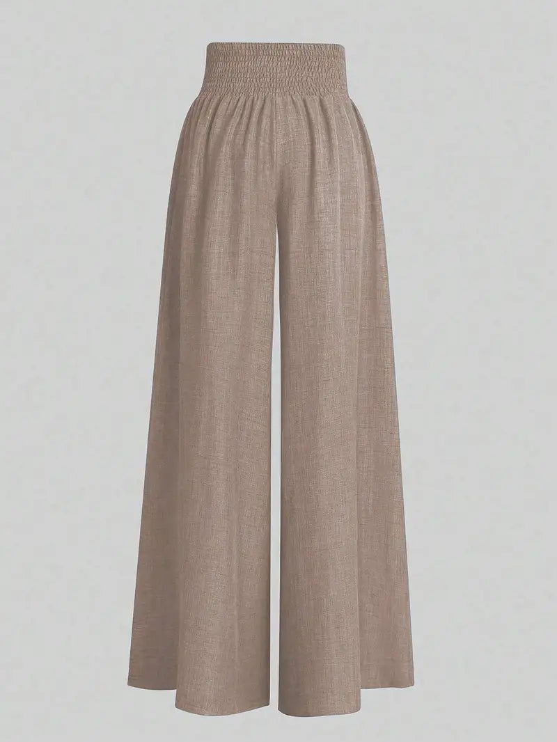 Chic Office Casual Wideleg Pants