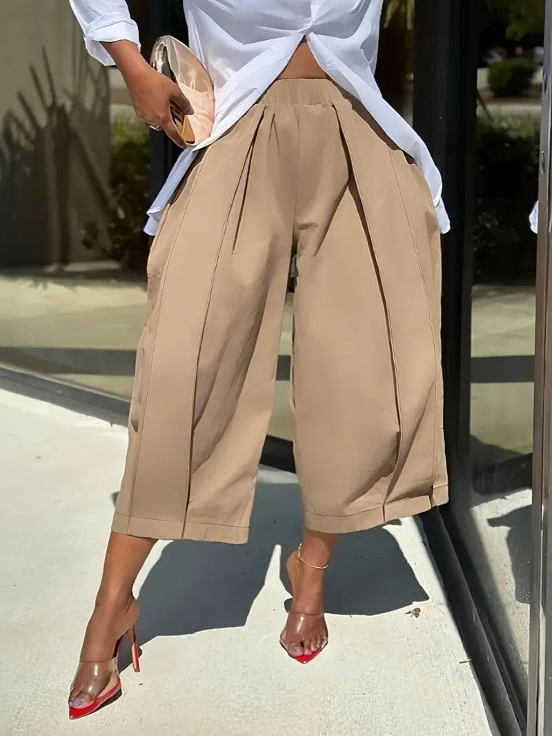 Exclusive High End Business Chic Oversized Shorts
