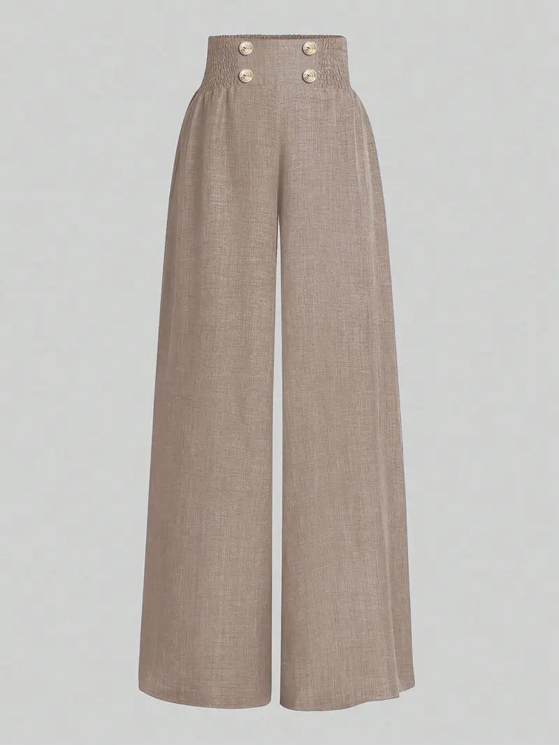 Chic Office Casual Wideleg Pants