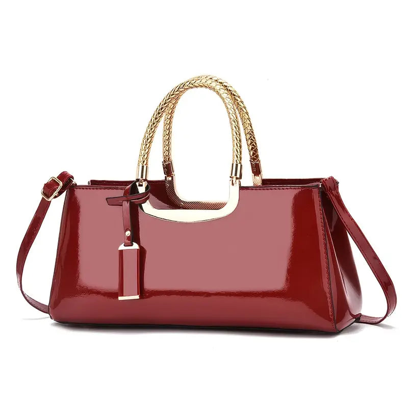 Elegant High Gloss Evening Clutch