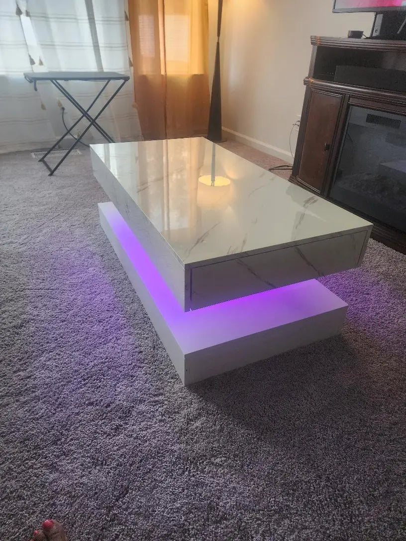 Luxurious LED Coffee Table