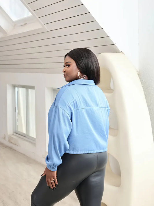 Chic Denim Top