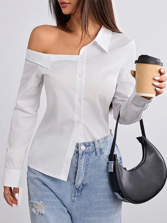 Fashion Queen Sleek Button Down