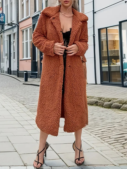 Polished Perfection Cozy Teddy Coat