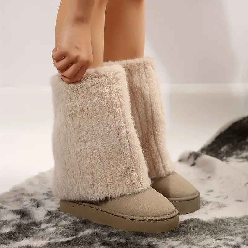 Comfy Warm Plush Fur Boots