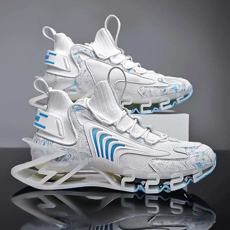 Exclusive Platform Powder Blue Running Sneakers