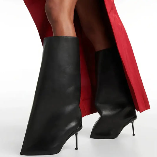 Chic Stiletto Heel Long Boots