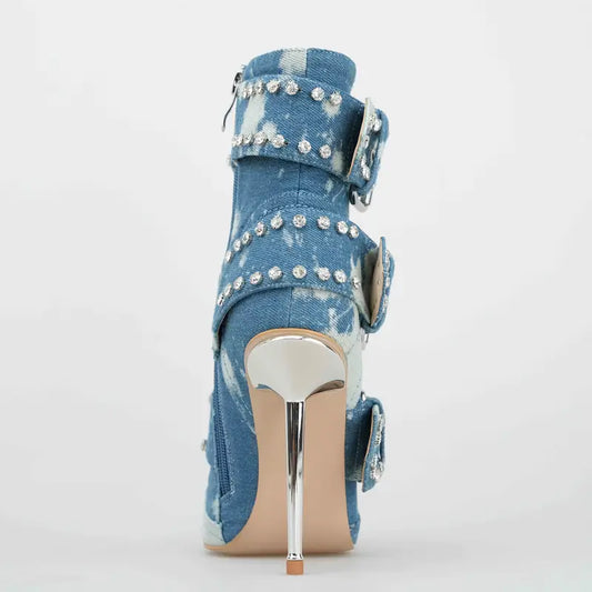 Retro Street Chic High Heels