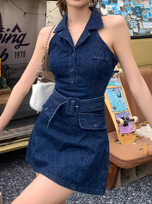 Classic Chic Denim Dress