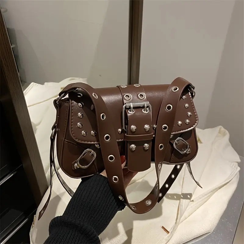 Edgy Leather Handbag