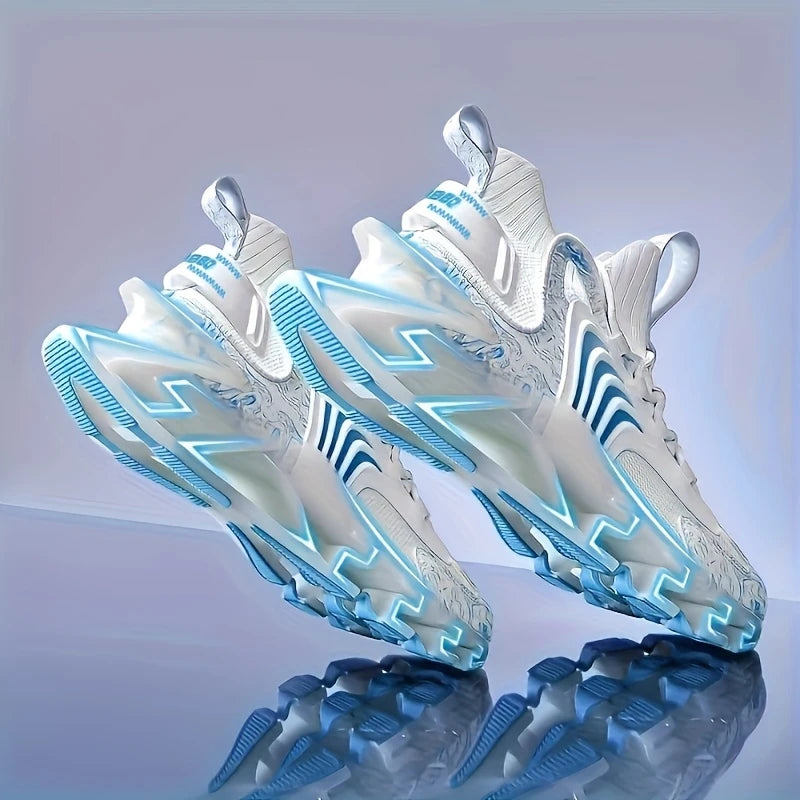 Exclusive Platform Powder Blue Running Sneakers