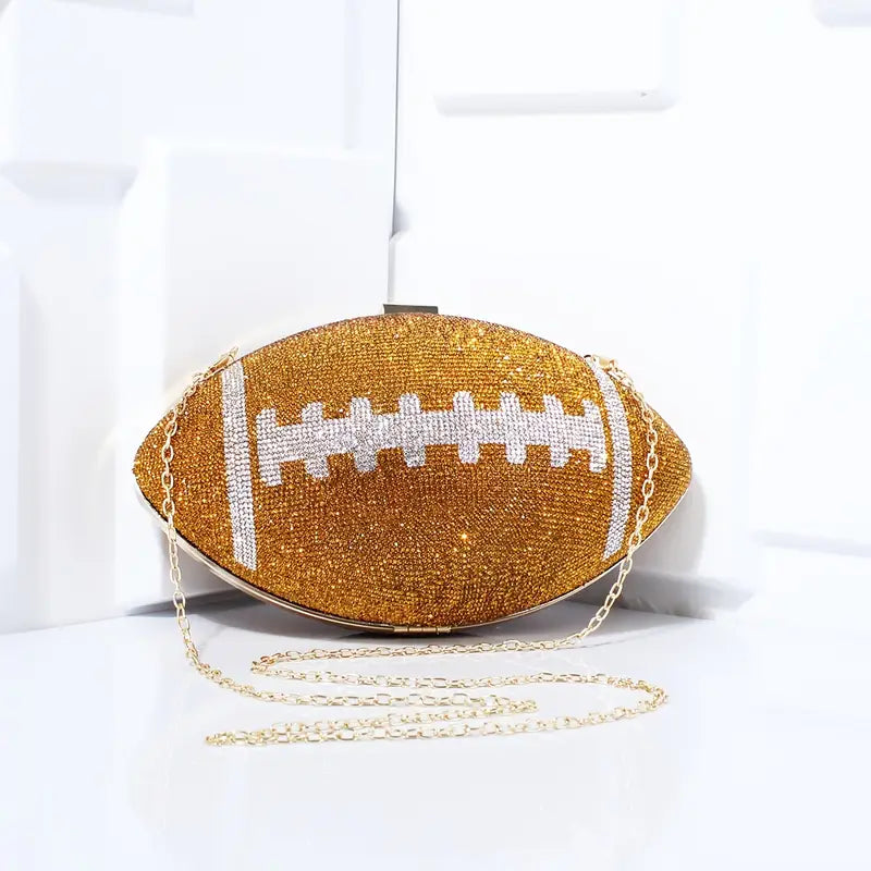 Elegant Luxe Football Clutch