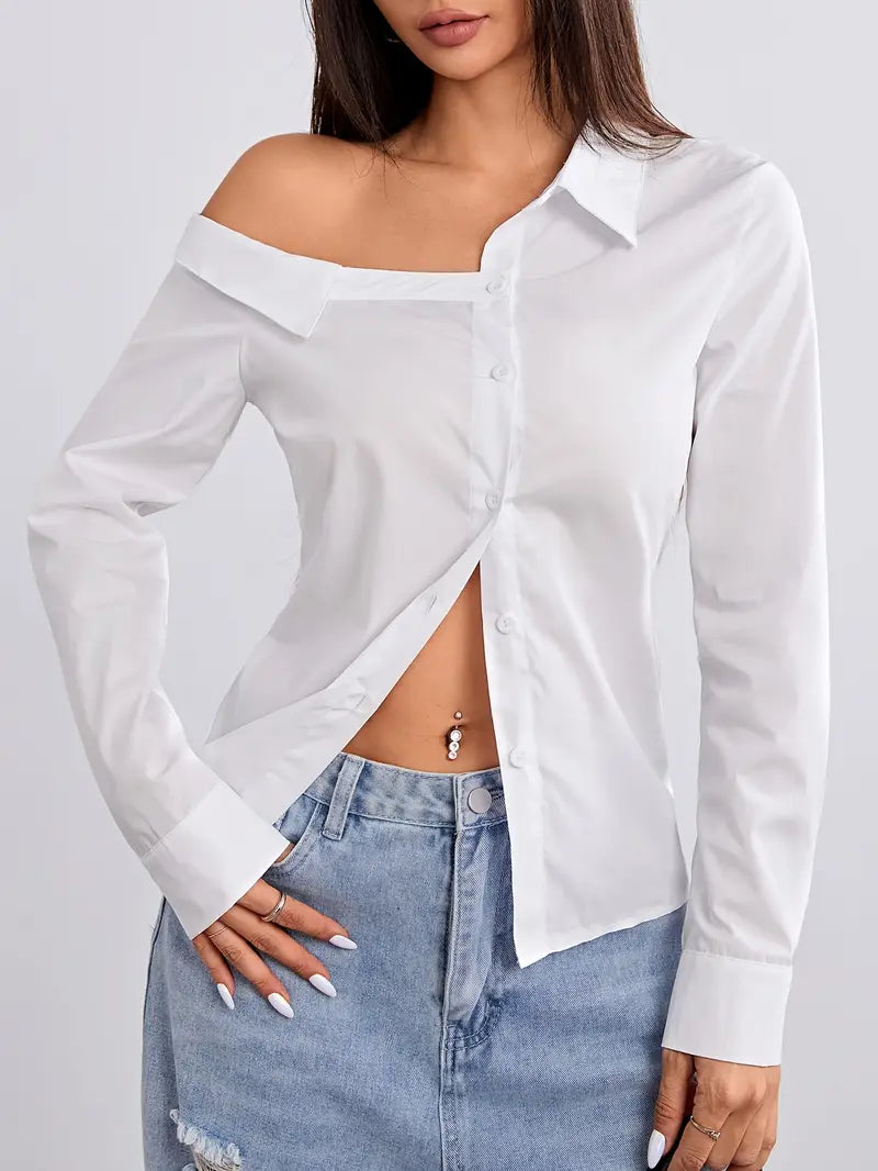 Fashion Queen Sleek Button Down