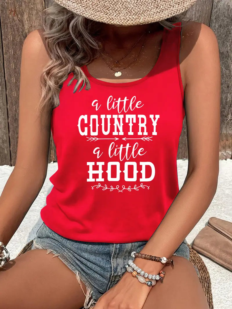 A Little Country A Little Hood Graphic Tee