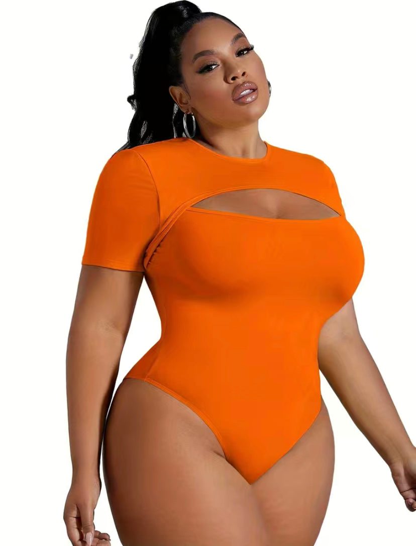 Sunset Orange Bodysuit